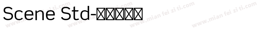 Scene Std字体转换